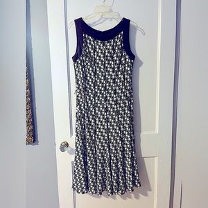 Women’s brown polka dot midi dress size 12 by Z Studio